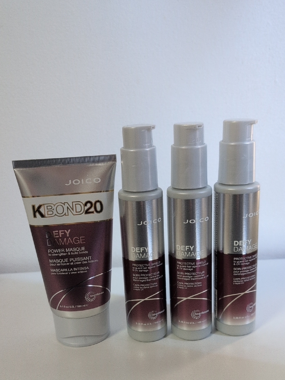 Joico Defy Damage K-BOND20 Set in Silver and Plum